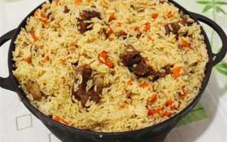 6 пошаговых рецептов вкусного плова из говядины. 18 фото.