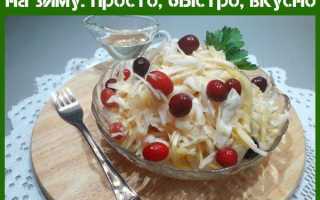 Как квасить капусту с клюквой рецепт на зиму