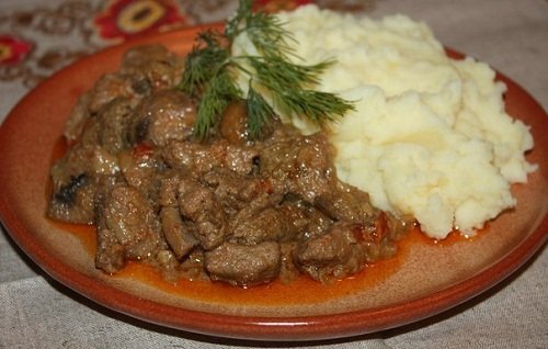 Куриная печень калорийность