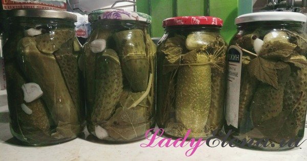 Огурцы с расслом на зиму фото-рецепт
