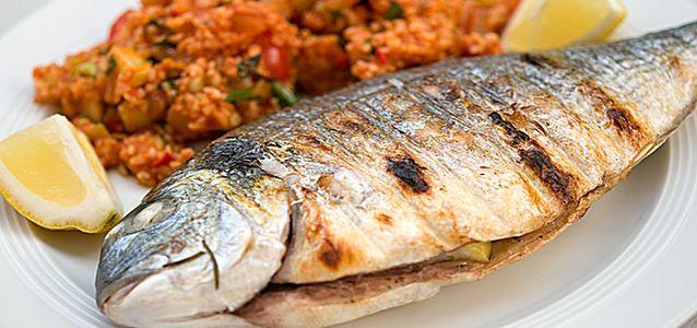 Рыба дорадо с овощами