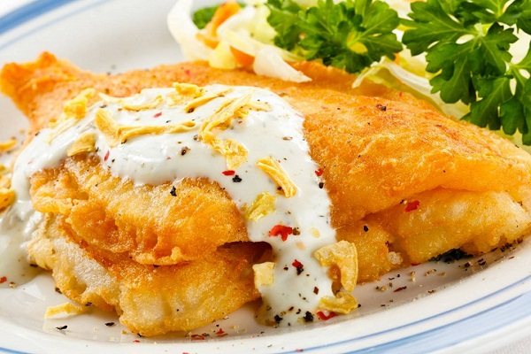 Рыба приготовленная в кляре