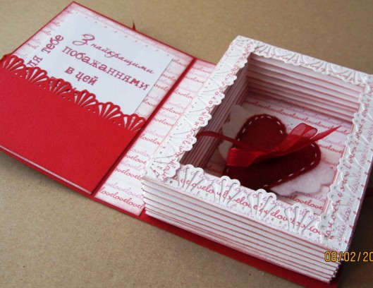 Валентинка – коробочка