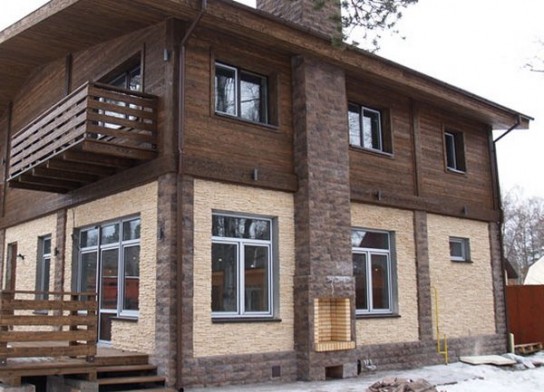 Штукатурка – доступный вариант облицовки дома