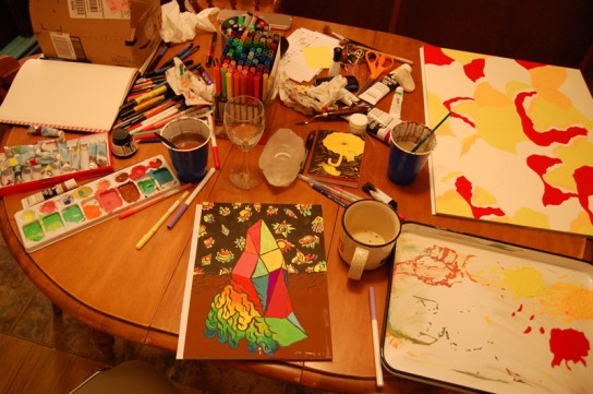 Как правильно рисовать гуашью