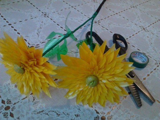 Цветы из нескольких слоёв