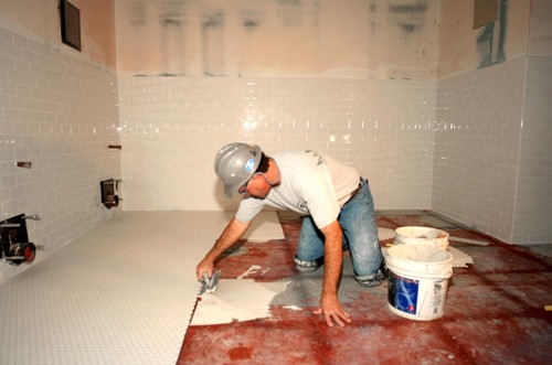 Правильная укладка плитки в ванной