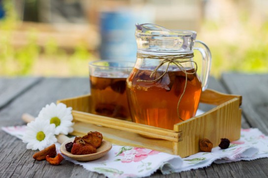 Сок березы с шиповником