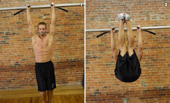 Как правильно качаться на турнике