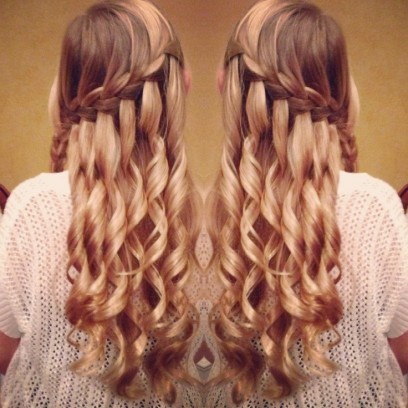 Необычные прически на длинные волосы