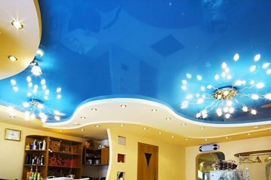 Преимущество натяжных потолков