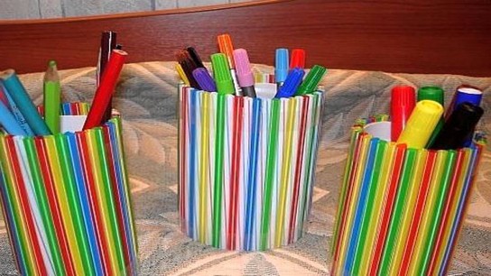 Поделки из трубочек
