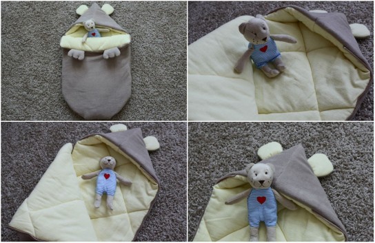 Особенности пошива зимнего конверта для новорожденного