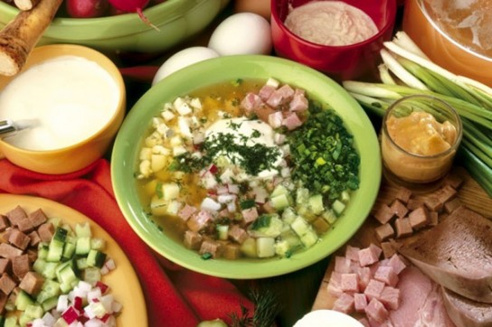 Окрошка с квасом - пошаговый рецепт