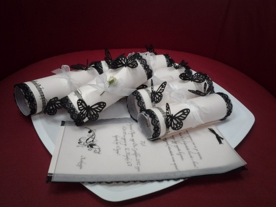 Пригласительные билеты для гостей свадьбы Пригласительные для свадьбы в черно-белом стиле