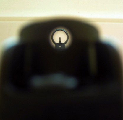 Наводка с помощью апертурного прицела