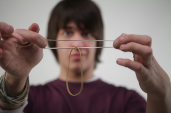 Трюки с резинками!