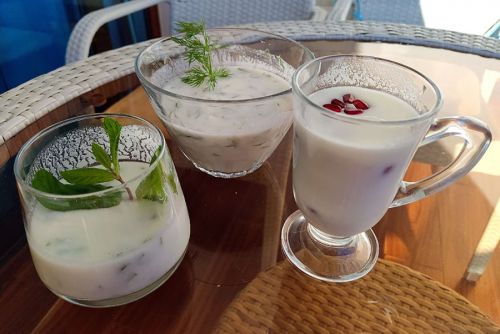 Айран с зеленью