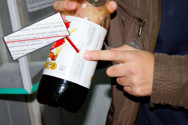 Алкоголь в квасе