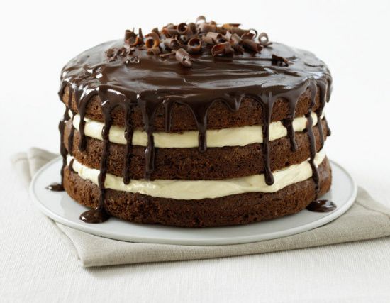 Бисквитный шоколадный торт