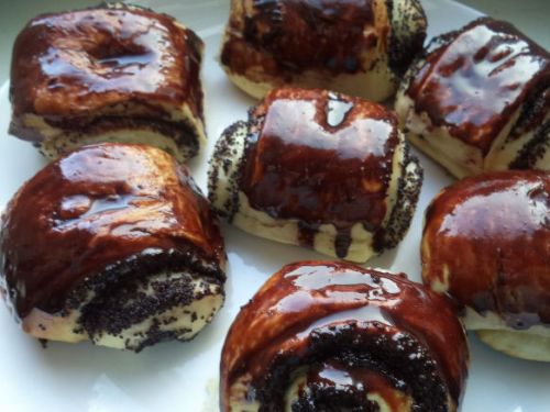 Булочки с глазурью