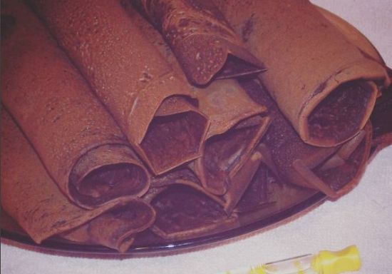 Блины с какао