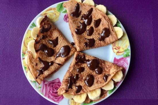 Шоколадные блины