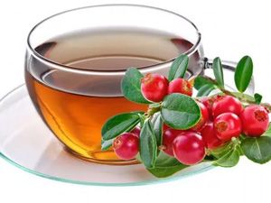 Чай с брусникой