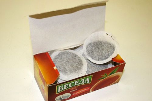 Чай Беседа в круглых пакетиках