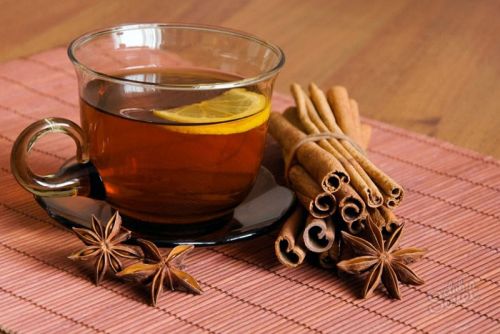 Чай с лимоном и со специями