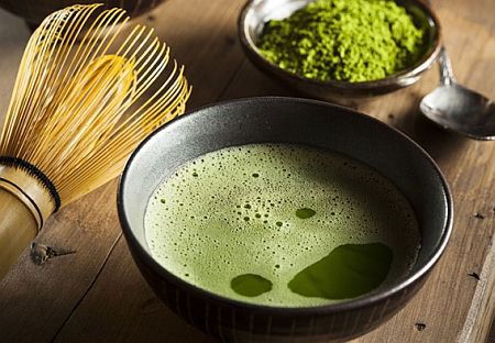 Приготовление чая матча