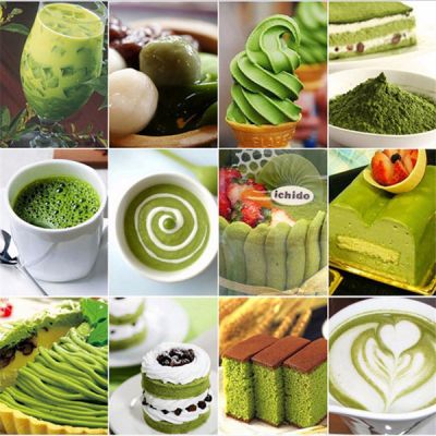 Десерты с чаем матча