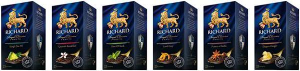Ассортимент чая Ричард