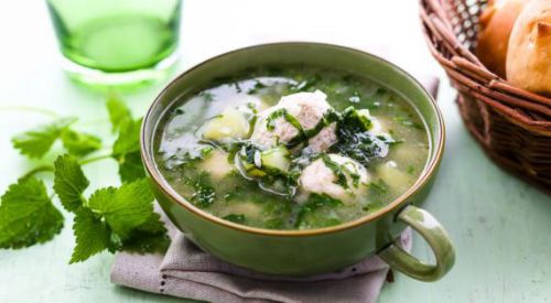 Щи с крапивой