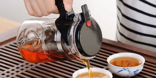 Стеклянный чайник с фильтром