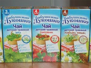 Чай Бабушкино лукошко для детей