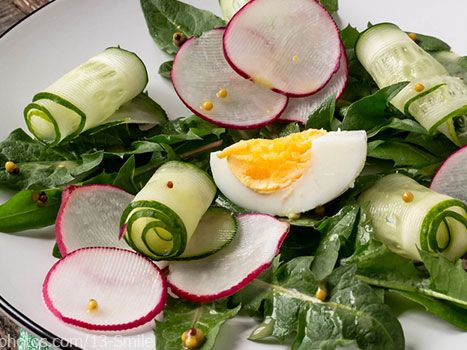 Салат из одуванчиков