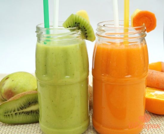 Смузи из киви и апельсина