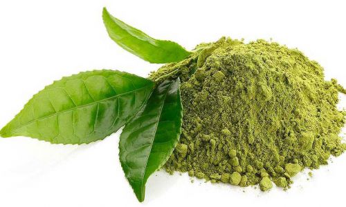 Зеленый чай в порошке