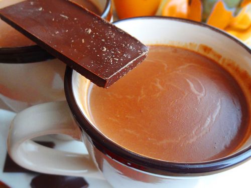 Приготовление горячего шоколада