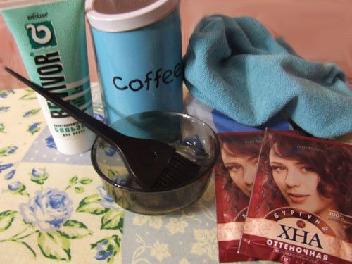 Покраска волос хной и кофе Покраска волос хной и кофе