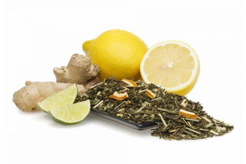 Зеленый чай, имбирь, лимон