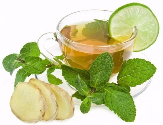 Имбирный чай с лаймом