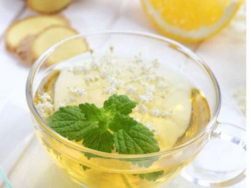 Имбирный чай с мятой