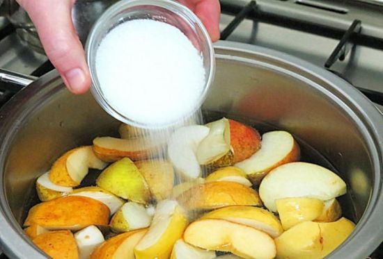 Варка яблок