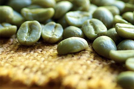 Зеленые кофейные зерна