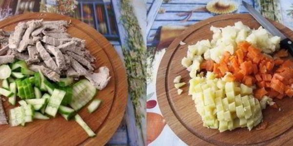 Ингредиенты для салата