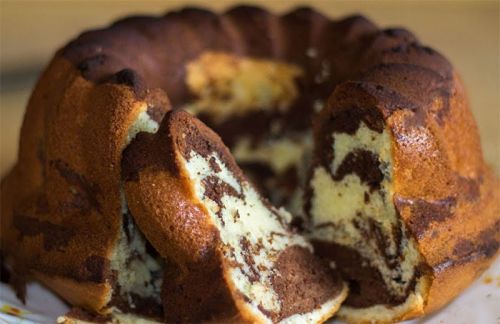 черно-белый кекс