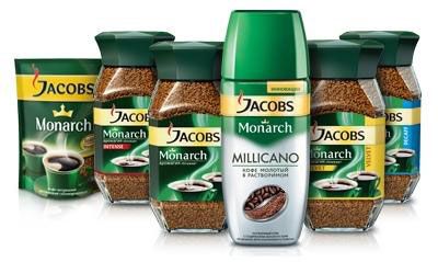 Ассортимент кофе Якобс