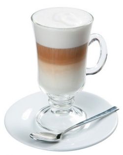 Слои кофе латте